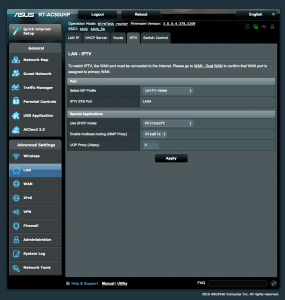 Asus RT-AC55UHP IPTV