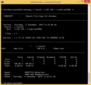 Asus RT-AC5300 USB write.