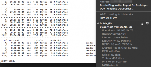 D-LINK DIR-816L Wireless Benchmark