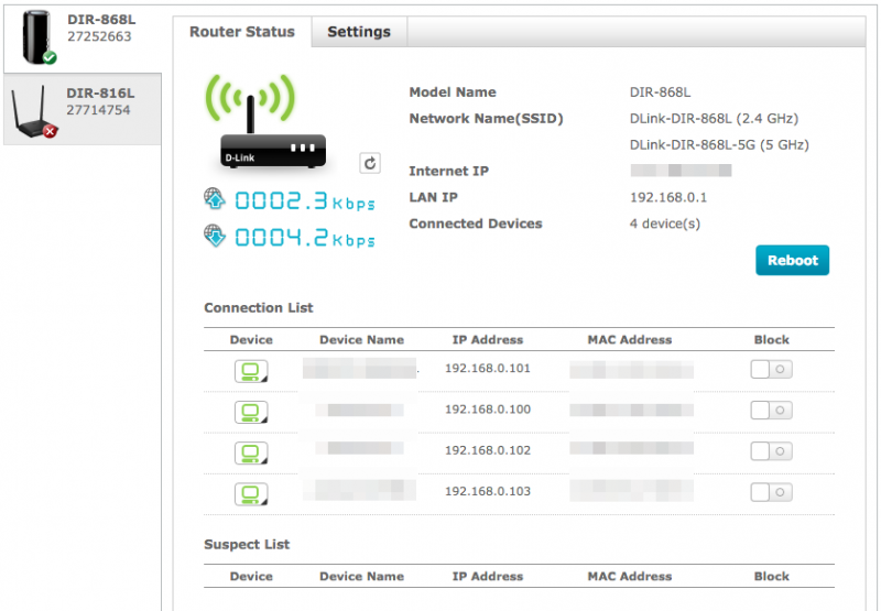 D-Link DIR-868L Shareport