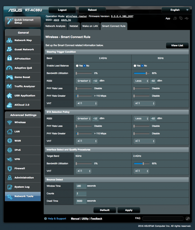 Asus RT-AC88U Smart Connect