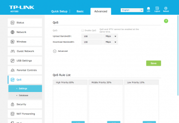 TP-LINK Talon AD7200 NoQos