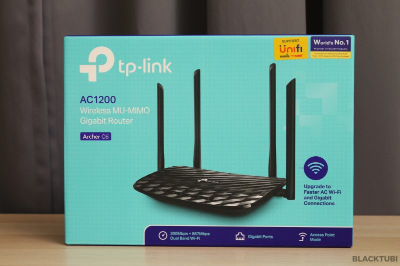 TP-Link Archer C6 routeur sans fil Gigabit Ethernet Bi-bande (2,4 GHz / 5  GHz) 5G Noir