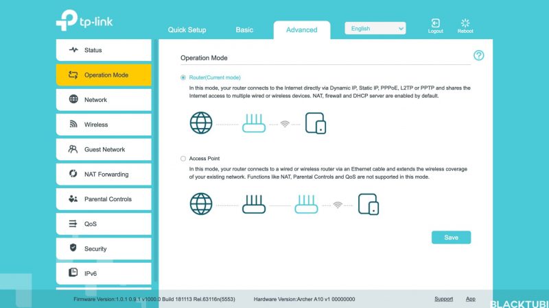 Multiple operations modes