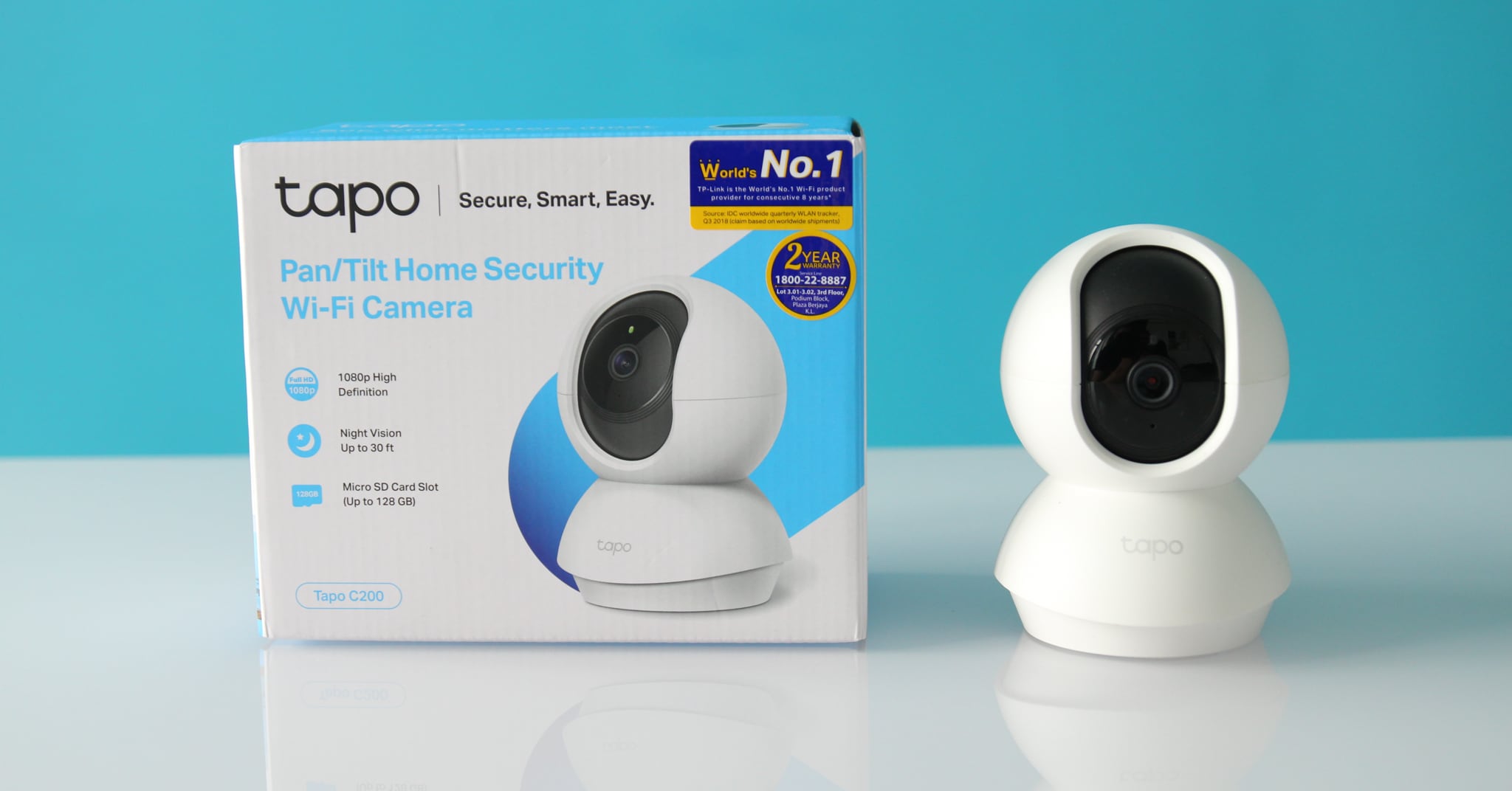 Tapo C200 Indoor HD Network Camera, Color, White 