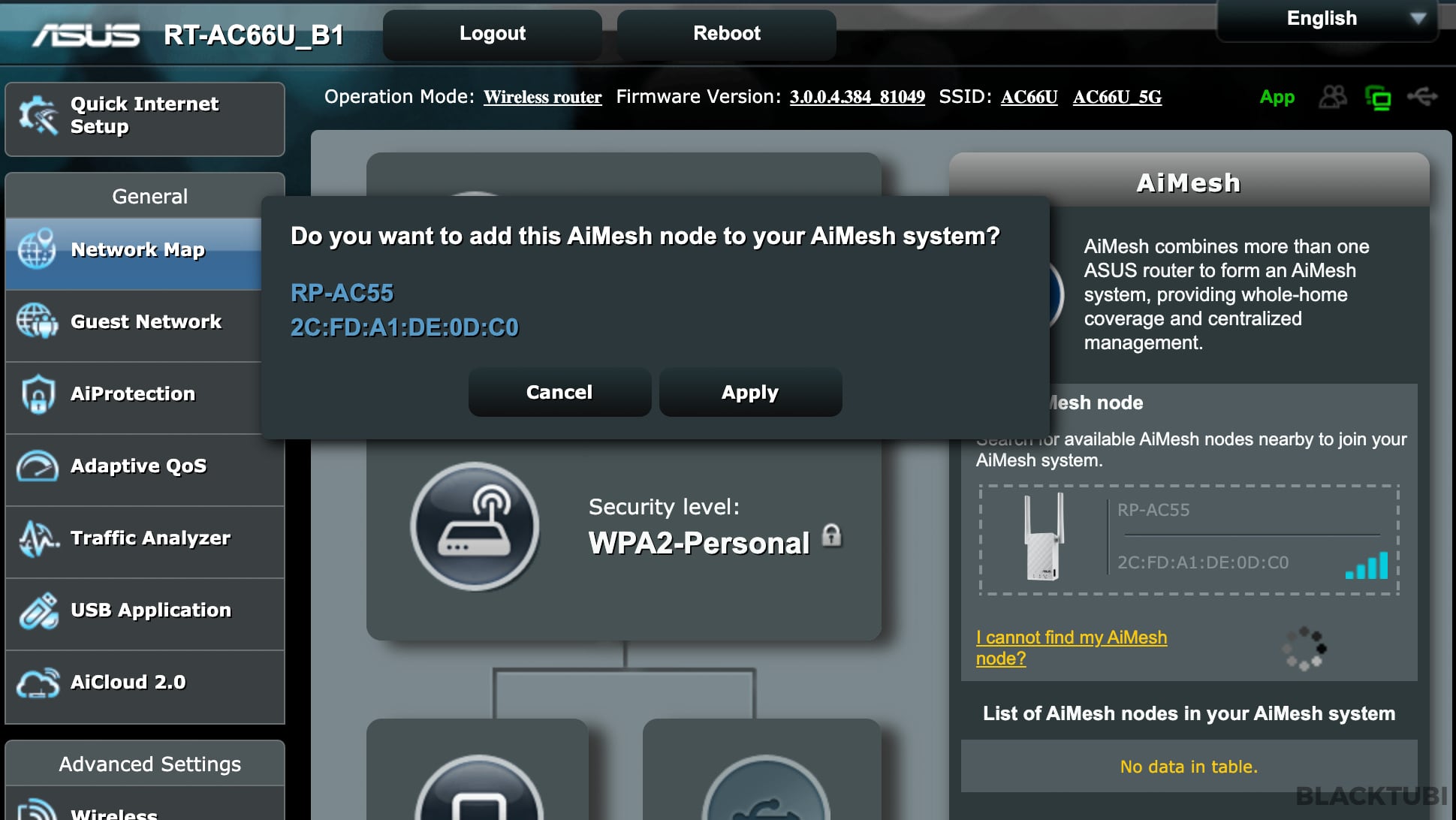 Does Asus Rt N66u Support Aimesh