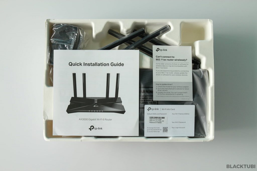 TP-Link Archer AX50 AX3000 Dual Band MU-MIMO Gigabit WiFi 6 GIG+ Router  with Dual