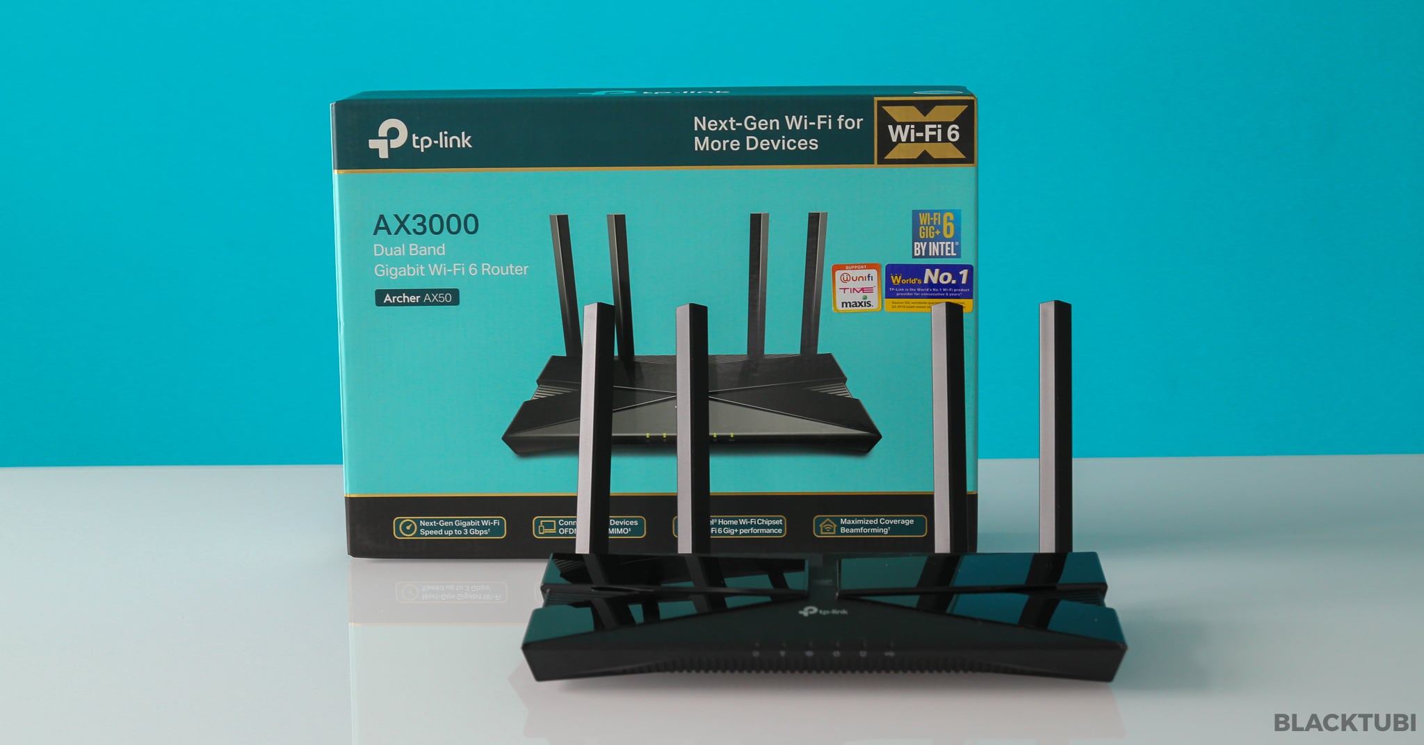 TP-Link Archer AX50 WiFi 6 AX3000 Router Review - Blacktubi