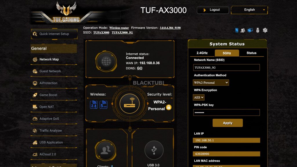 ASUS - Routeur TUF Gaming AX3000 V2 (TUF-AX3000 …