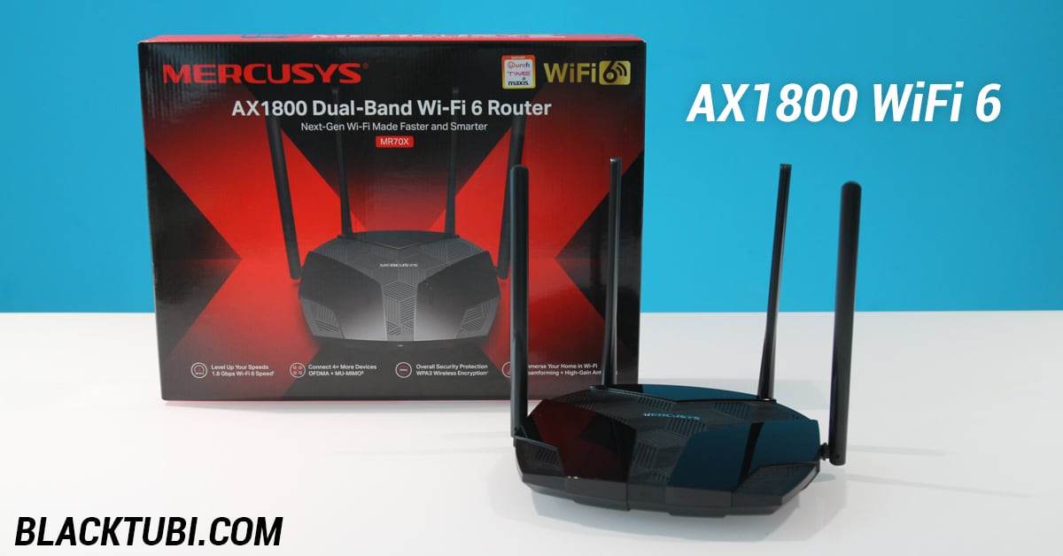 Mercusys MR70X Review: Cheapest WiFi 6 AX1800 Router