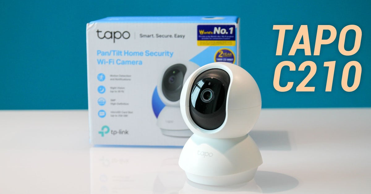 TP-Link Tapo Smart Cam Pan Tilt Home WiFi Caméra, Caméra de