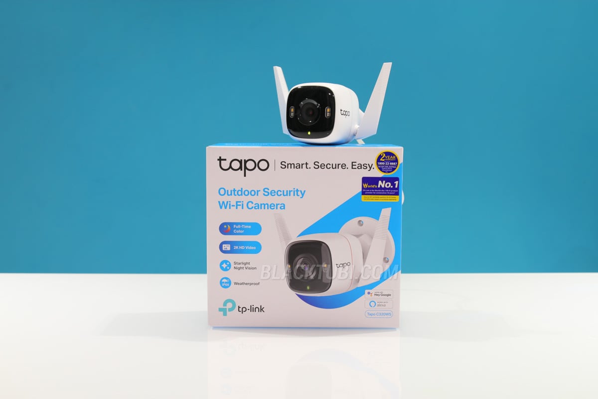 TPLink Tapo C320WS Outdoor WiFi Camera Review Starlight Night Vision