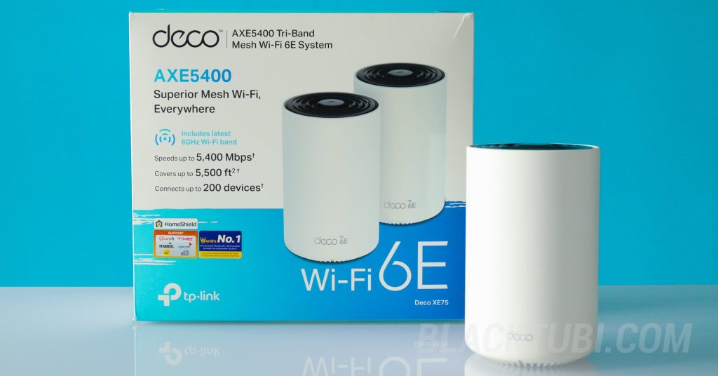 Deco XE75, AXE5400 Tri-Band Mesh Wi-Fi 6E System