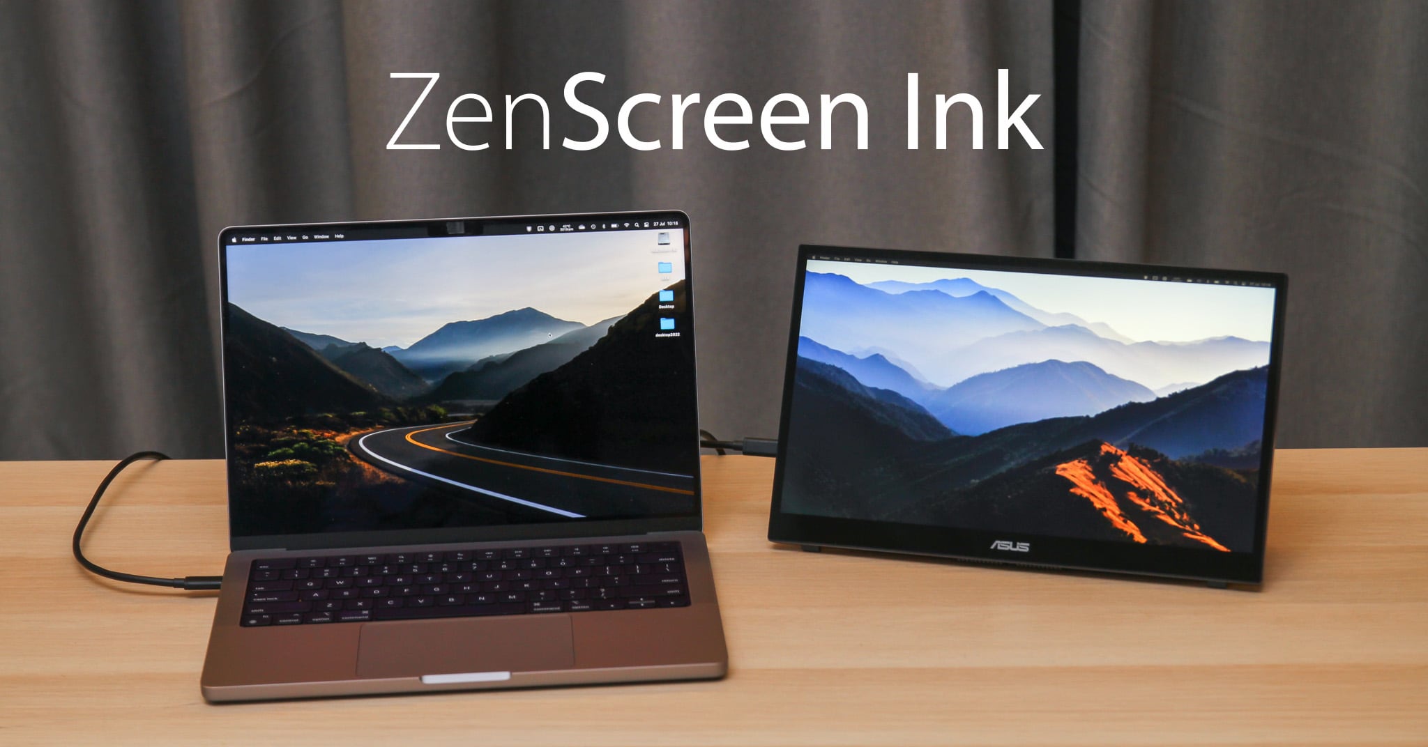 ASUS ZenScreen Ink MB14AHD Review - Portable Drawing Tablet